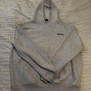 White Fox Boutique Heather Gray Hoodie